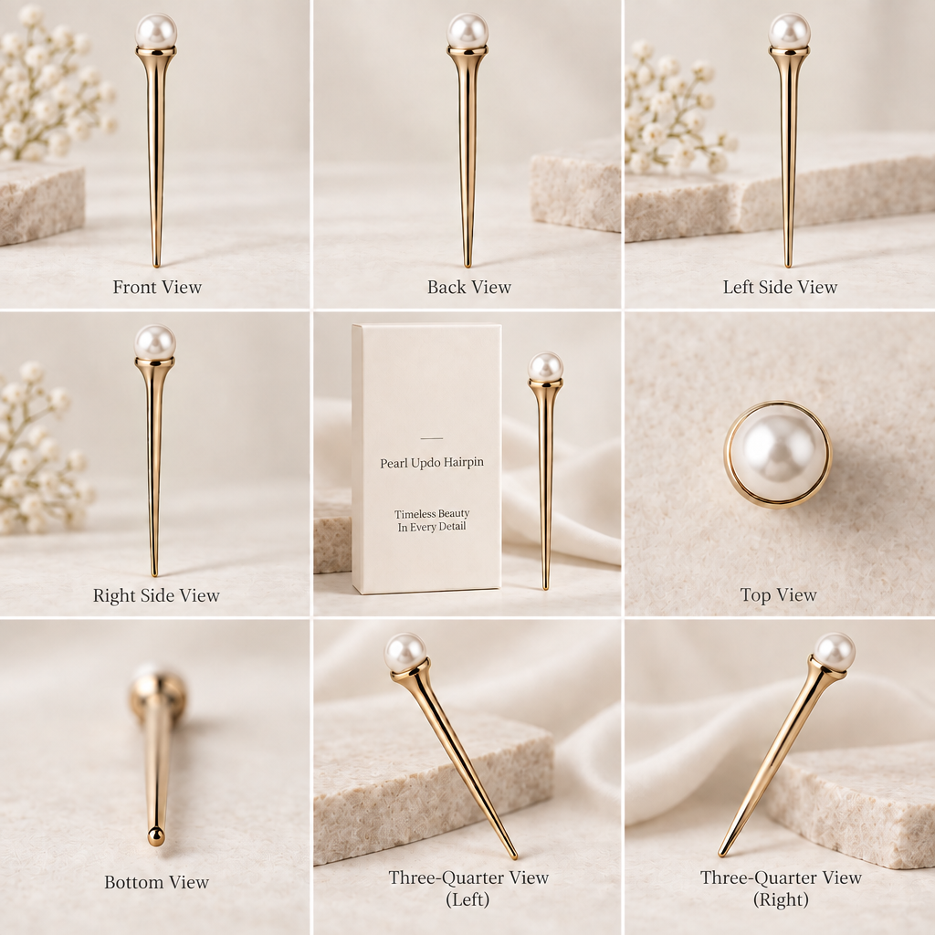 Velqiran™ Pearl Updo Hairpin image 2