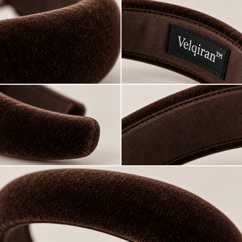Velqiran™ French Velvet Wide Headband image 3