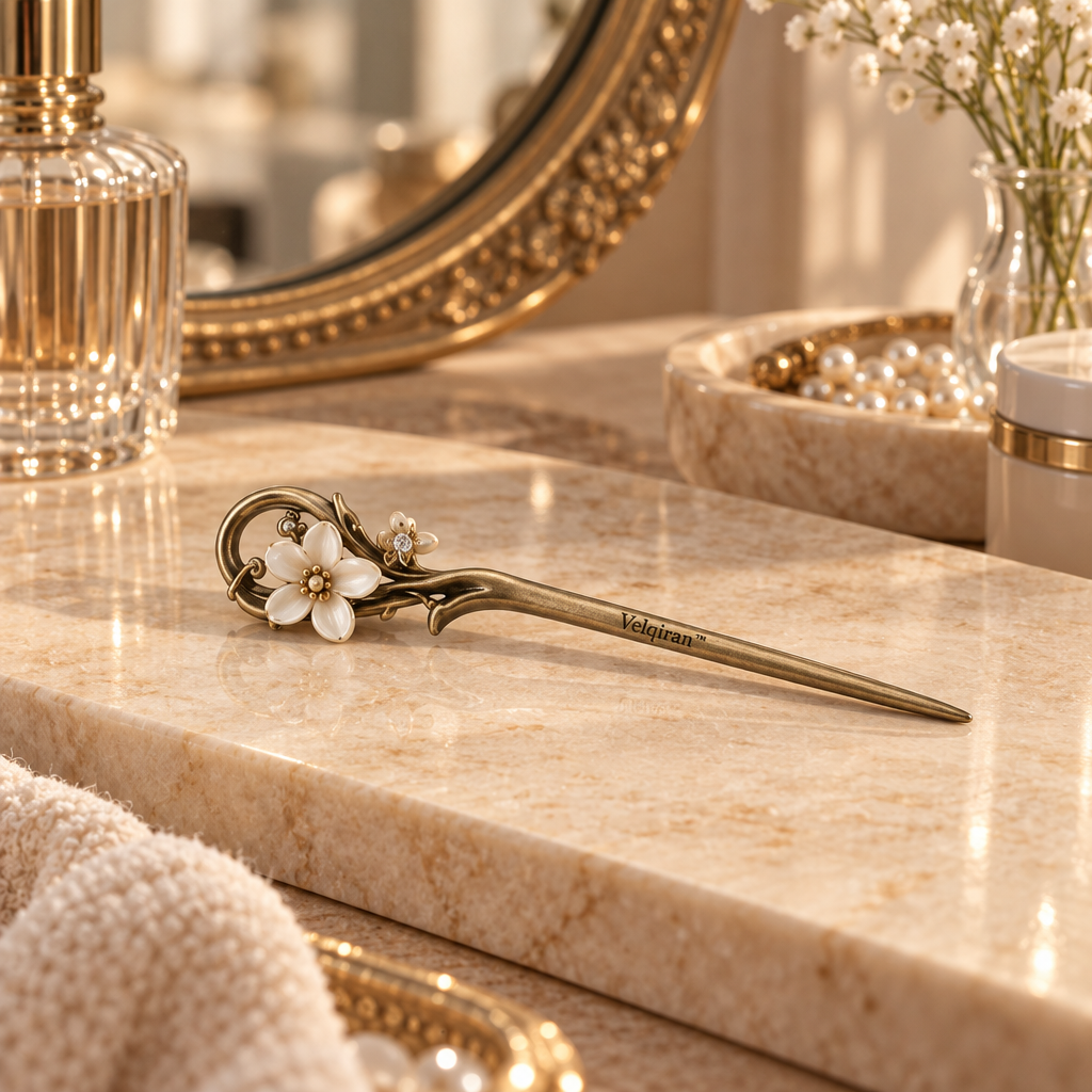 Velqiran™ Vintage Metal Hairpin image 1
