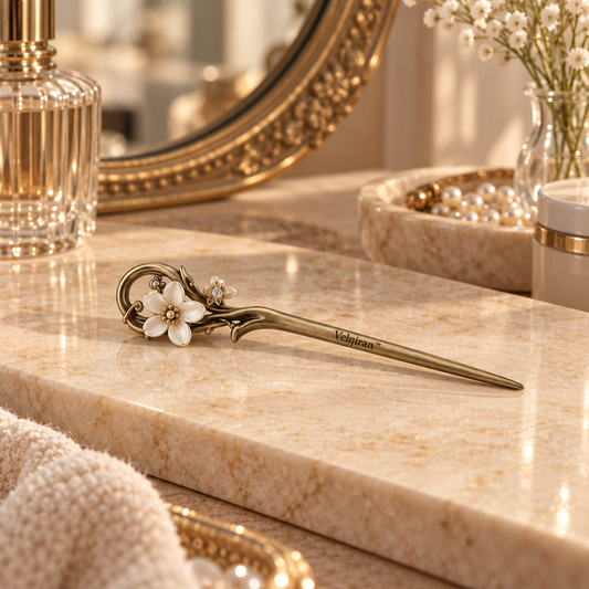 Velqiran™ Vintage Metal Hairpin image 1