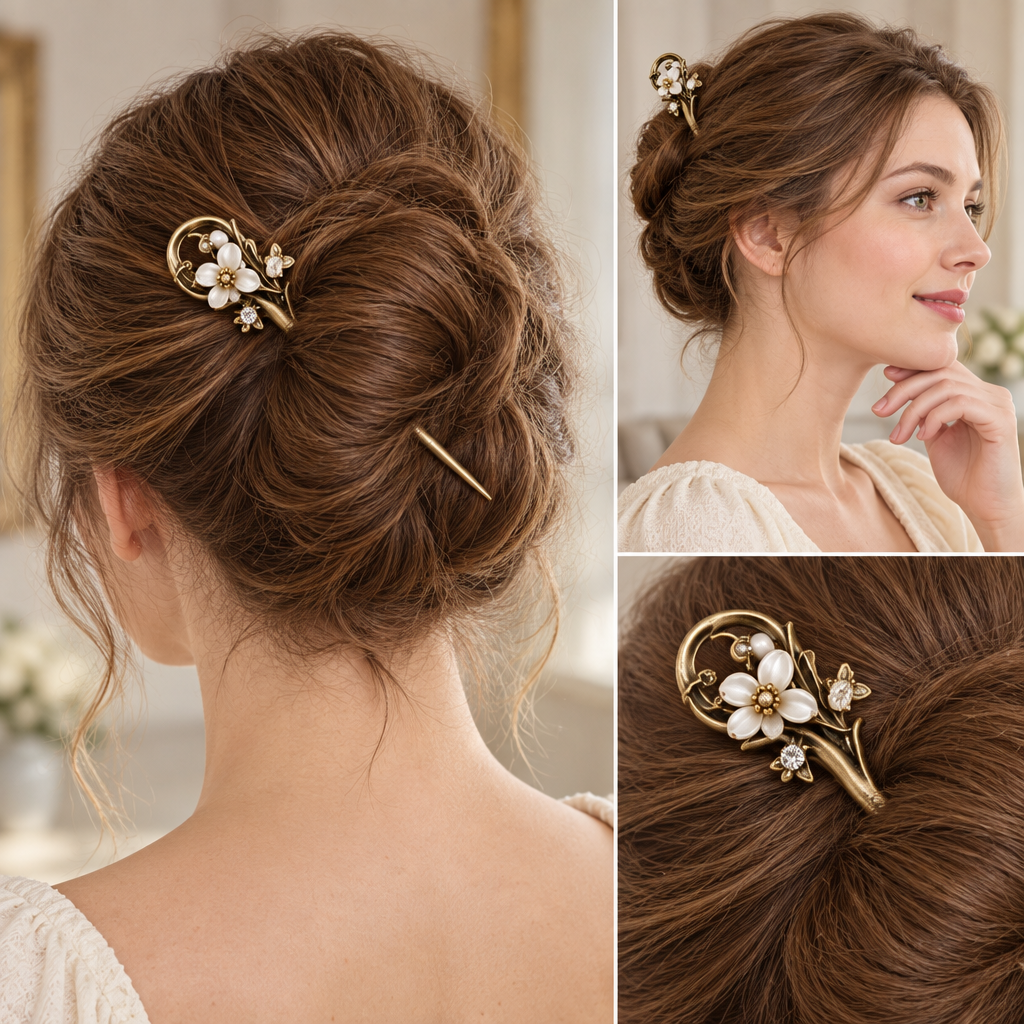 Velqiran™ Vintage Metal Hairpin image 4