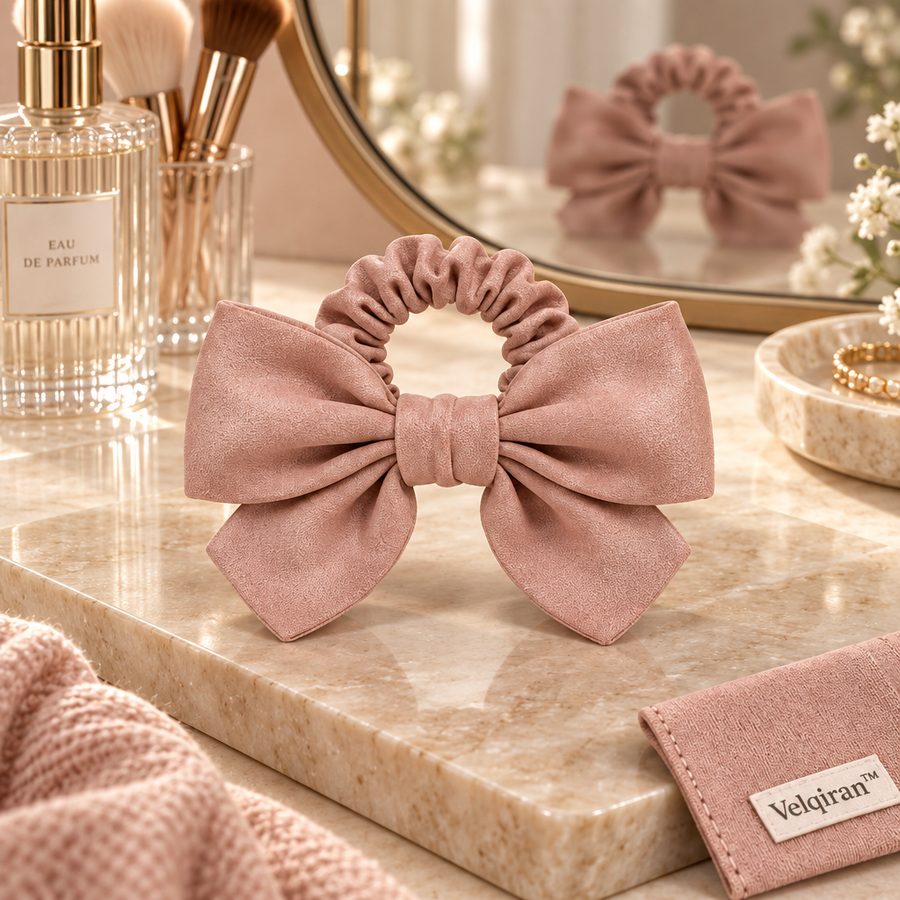 Velqiran™ French Bow Hair Tie image 1