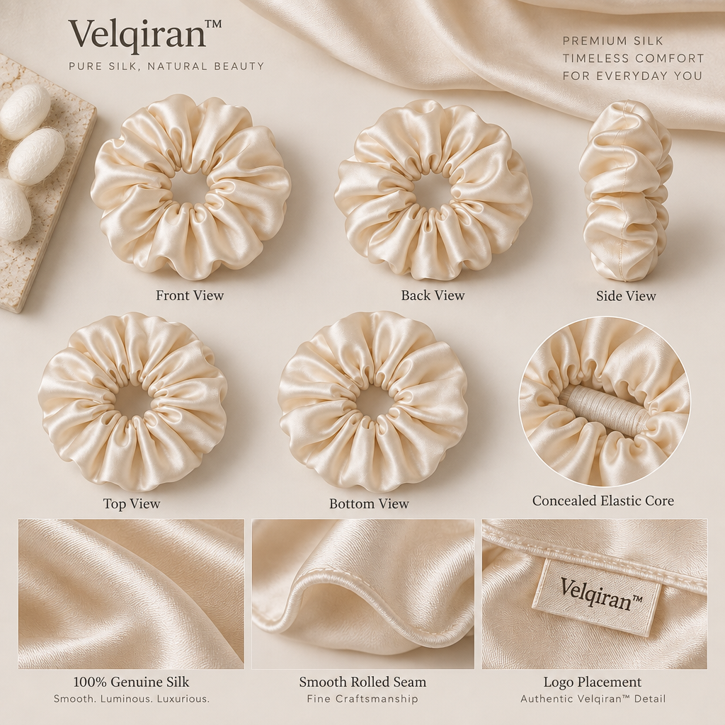 Velqiran™ Silk Scrunchie image 2