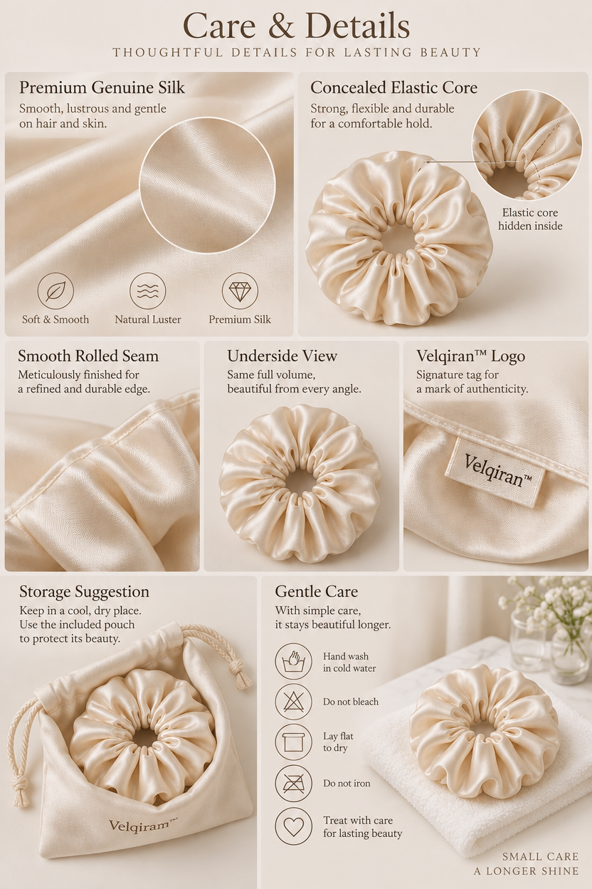 Velqiran™ Silk Scrunchie image 4